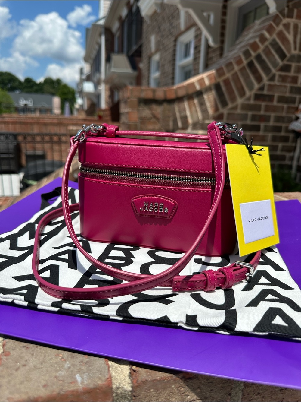 Marc Jacobs Cranberry Pink Crossbody Bag, NWT